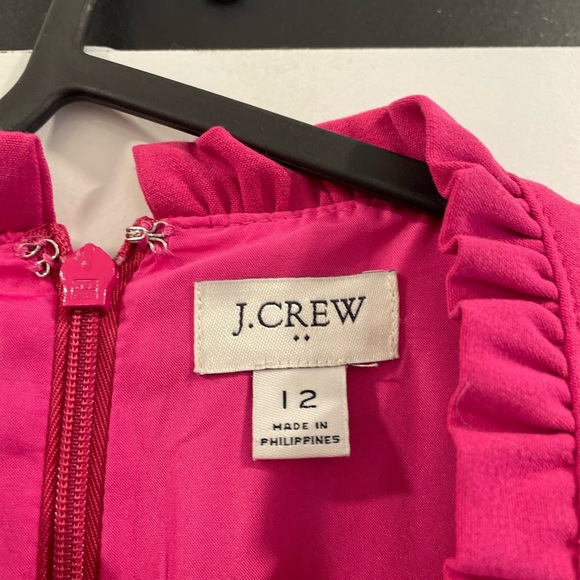 J. Crew Vibrant Pink Mini Dress - Picture 2 of 3